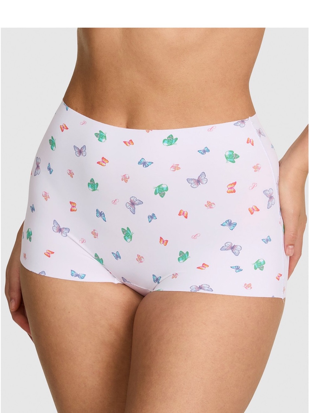 PINK Victoria's Secret Assorted Color Logo Cotton Briefs - Red, Olive, White